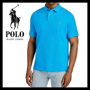 Ralph Lauren Polo Men’s Premium Cotton SS Mesh Polo Shirt Size (XXL) Like NEW